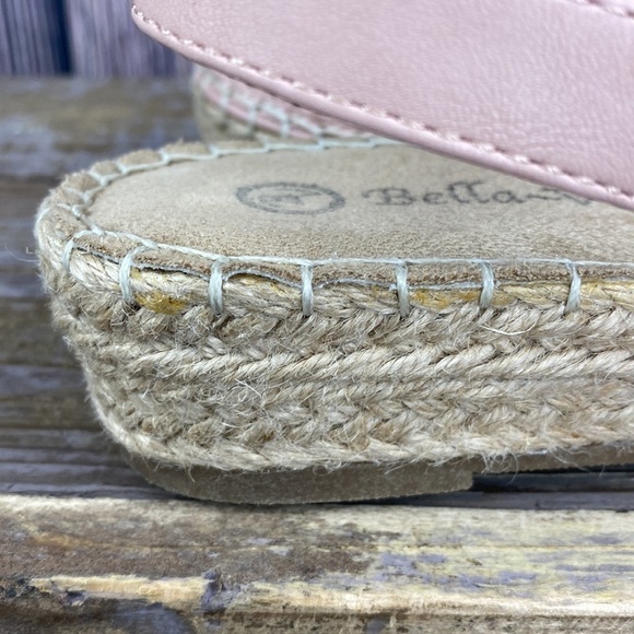 Bella Vita Women's Espadrille Wedge Sling Back Sandal In Blush Crochet- Sz 6.5 N - Picture 11 of 13